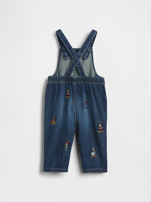 salopette in denim per neonati gap × disney