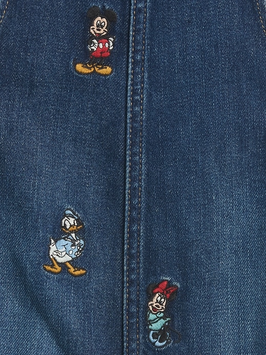 salopette in denim per neonati gap × disney