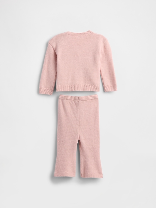 set cardigan con tasca a forma di orso baby cashsoft