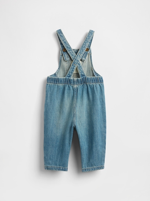 salopette di jeans per neonati