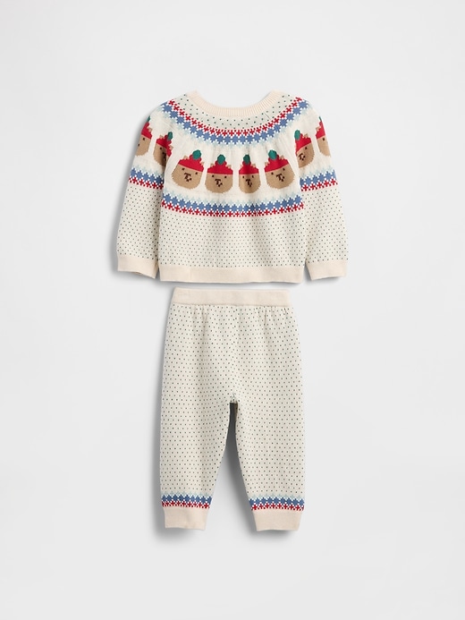 completo maglione fair isle per orsetto
