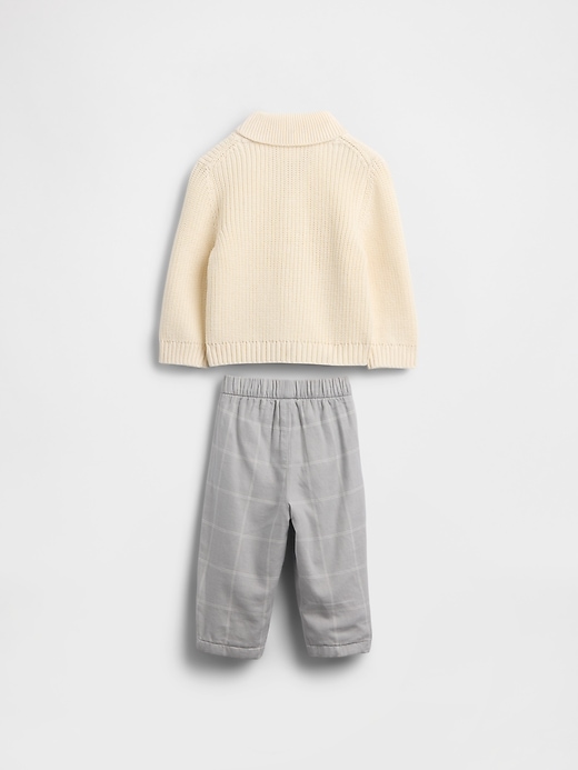 completo con cardigan e scialle per neonati