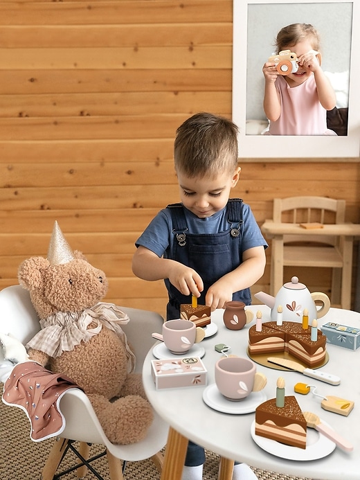 set da tè per compleanno giocattolo per bambini