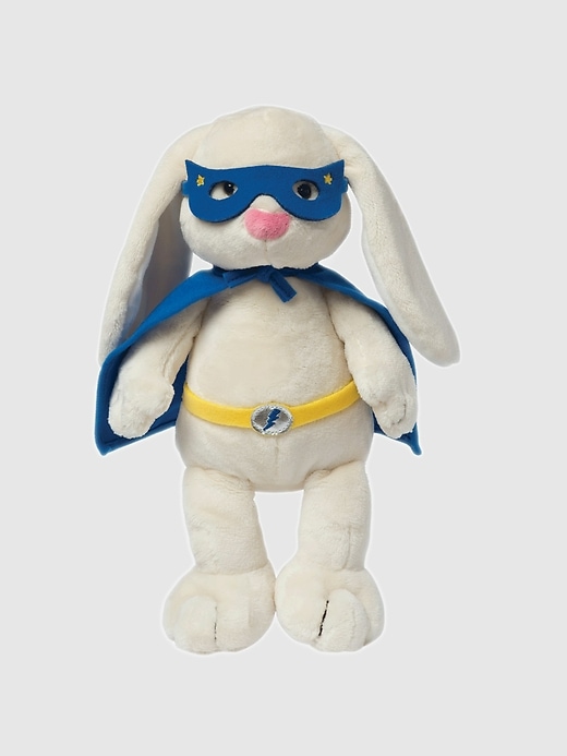 peluche coniglietto supereroe