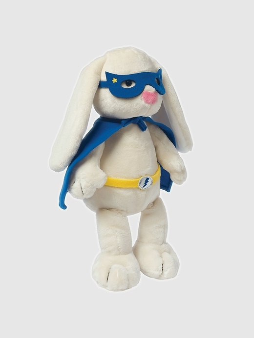 peluche coniglietto supereroe