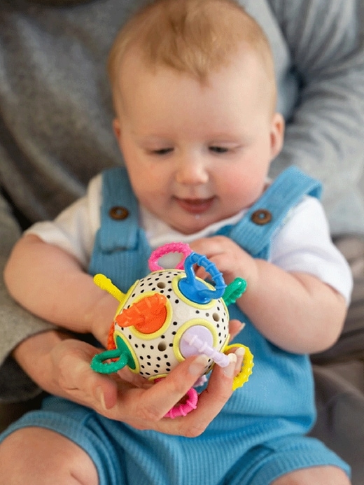 giocattolo per bambini click clack colorpop