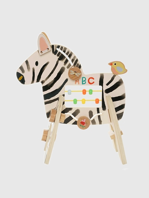 giocattolo attività safari zebra