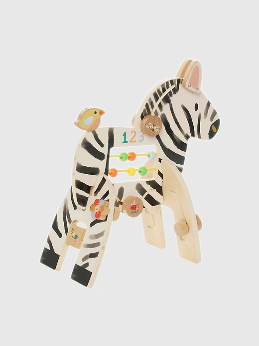 giocattolo attività safari zebra