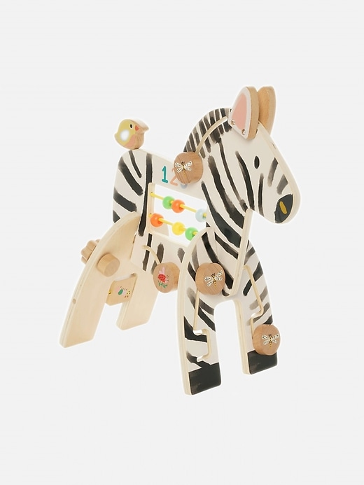 giocattolo attività safari zebra