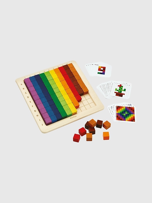set di abilità matematiche con 100 cubi di conteggio