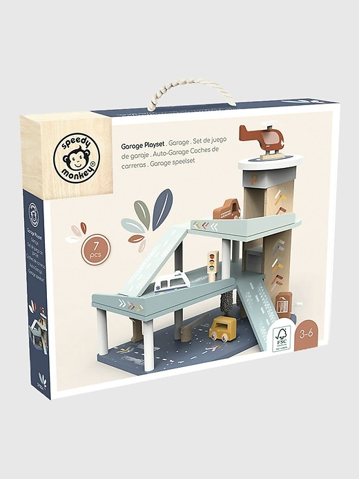 garage playset giocattolo per bambini