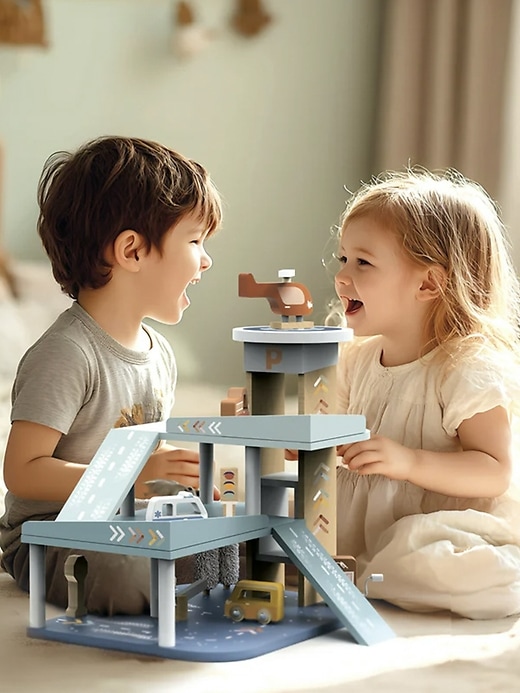 garage playset giocattolo per bambini