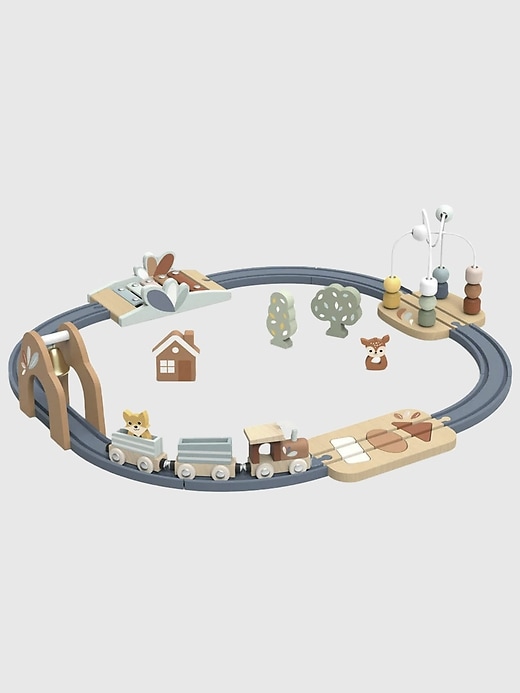 set ferroviario multi-attività giocattolo per bambini