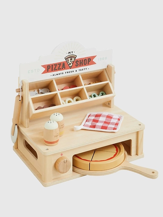 il mio set di giocattoli per forno per pizza