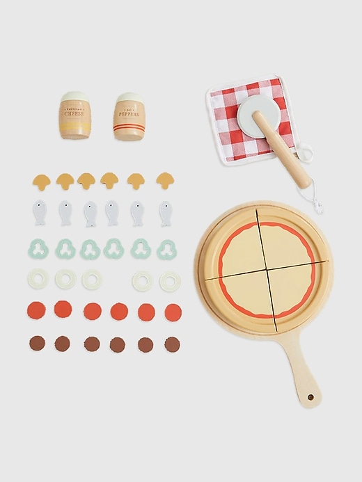 il mio set di giocattoli per forno per pizza