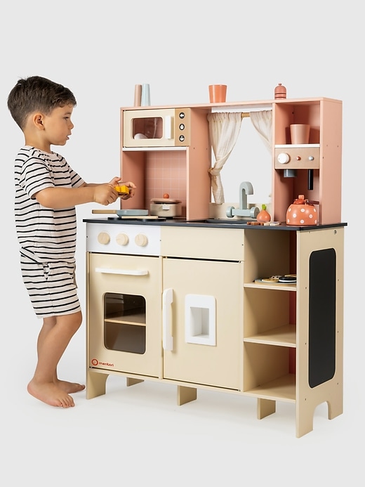 cucina giocattolo color crema