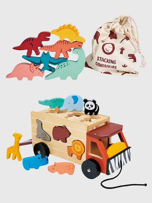 set di giocattoli per bambini piccoli da ordinare e impilare explorers