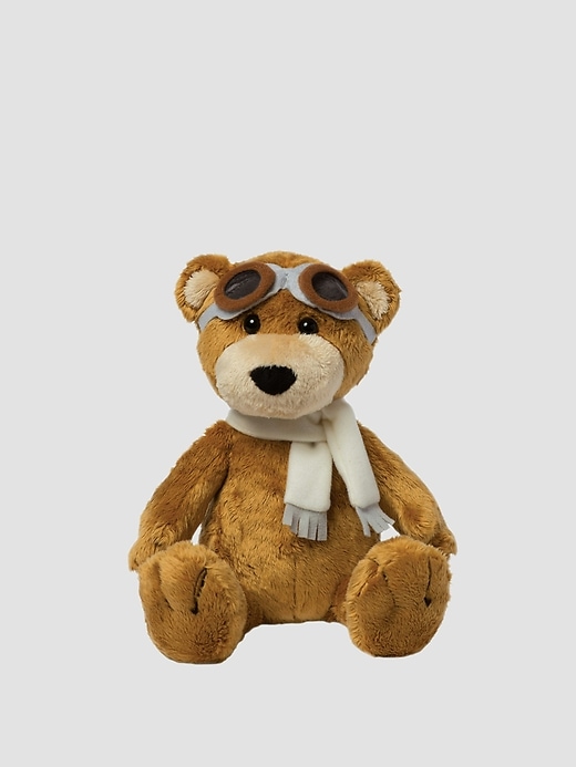 peluche a forma di orso aviator da 8 pollici