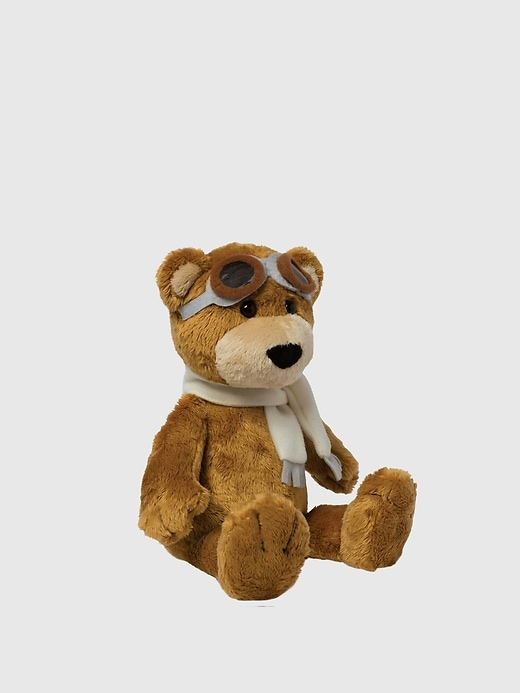peluche a forma di orso aviator da 8 pollici