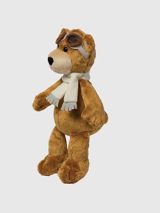 peluche a forma di orso aviator da 8 pollici