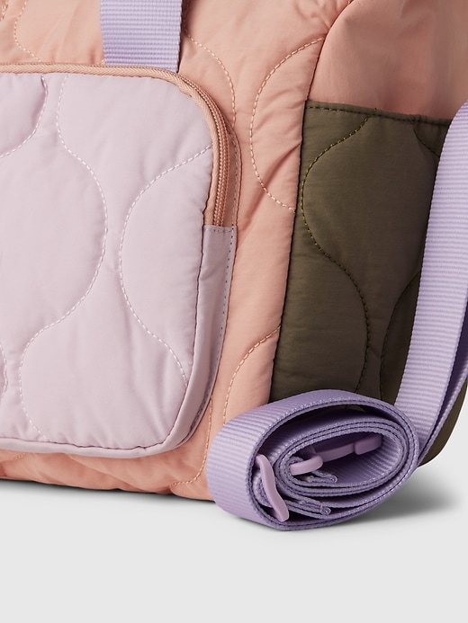 borsa da viaggio trapuntata per bambini