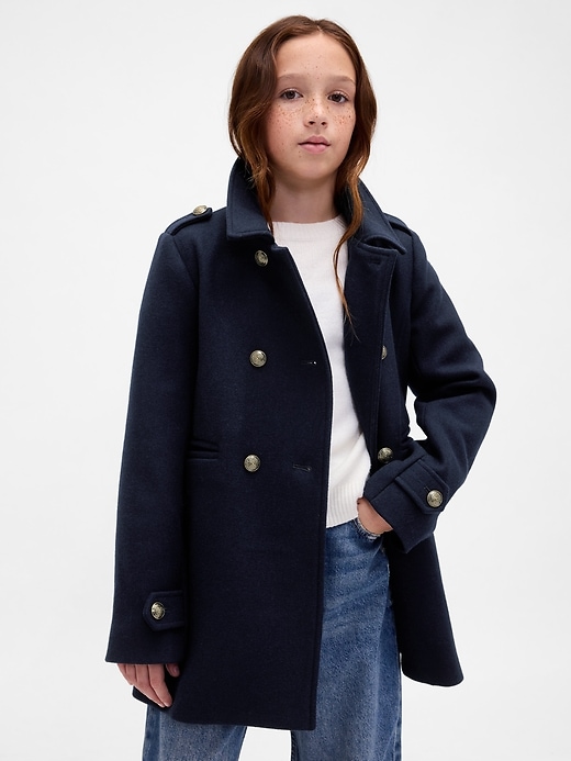cappotto in misto lana per bambini
