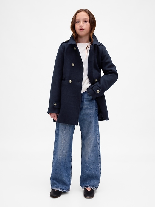 cappotto in misto lana per bambini