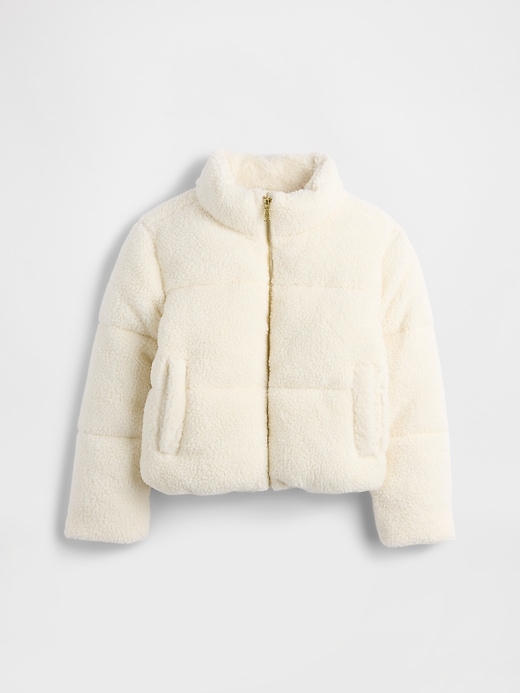 giacca imbottita sherpa per bambini