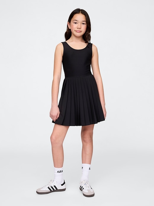 abito da tennis plissettato per bambini