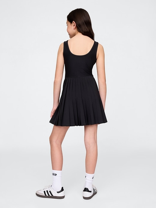 abito da tennis plissettato per bambini