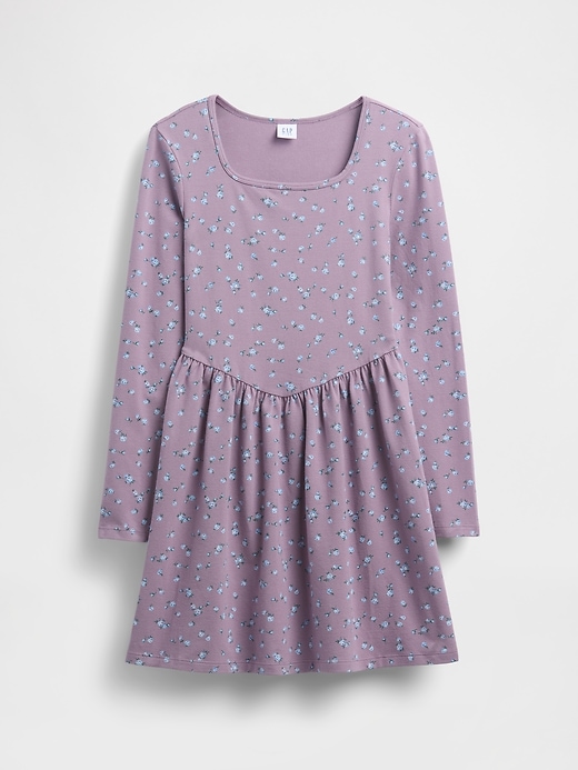 abito in jersey con scollo quadrato per bambini