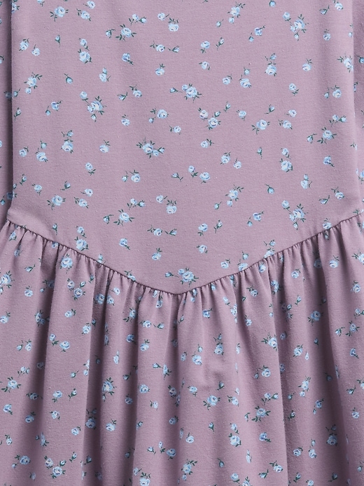 abito in jersey con scollo quadrato per bambini