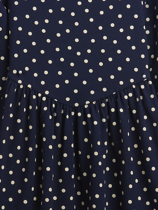 abito in jersey con scollo quadrato per bambini