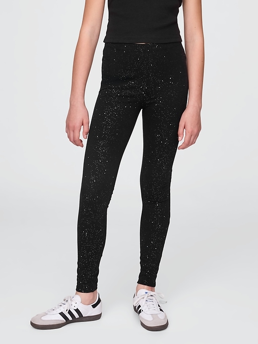 leggings scintillanti per bambini