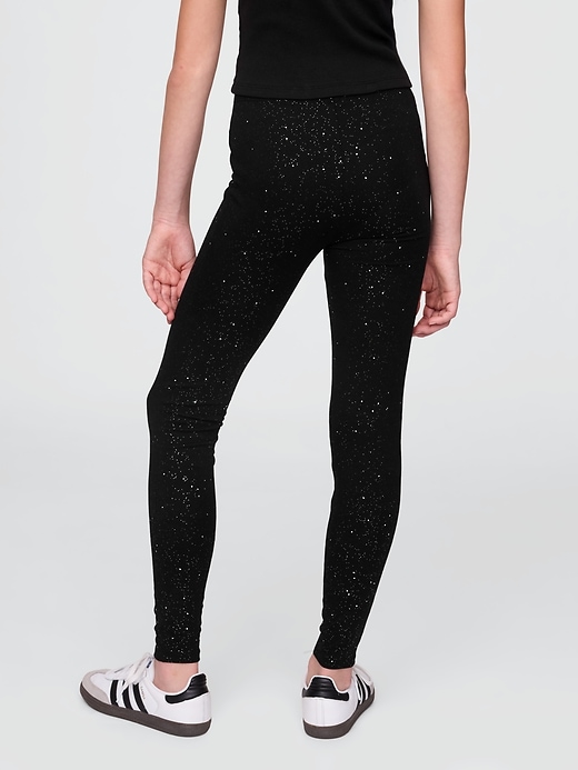 leggings scintillanti per bambini