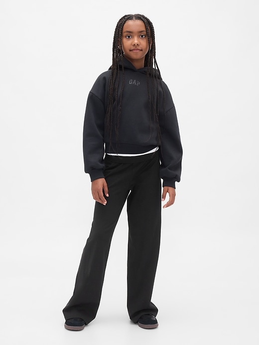 leggings pieghevoli a gamba larga per bambini