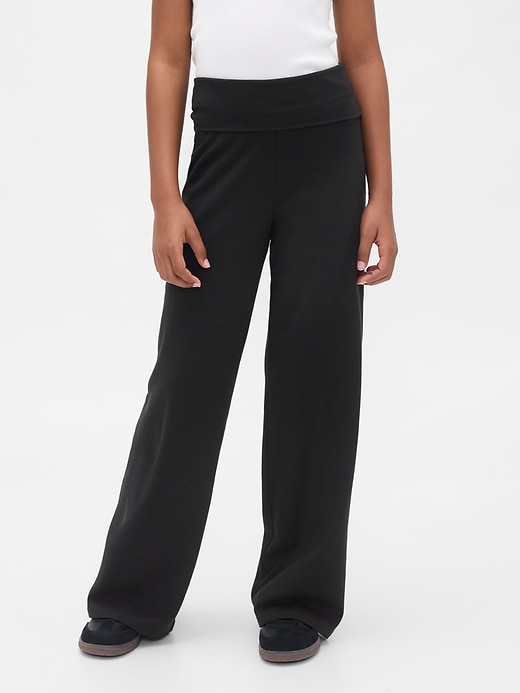 leggings pieghevoli a gamba larga per bambini
