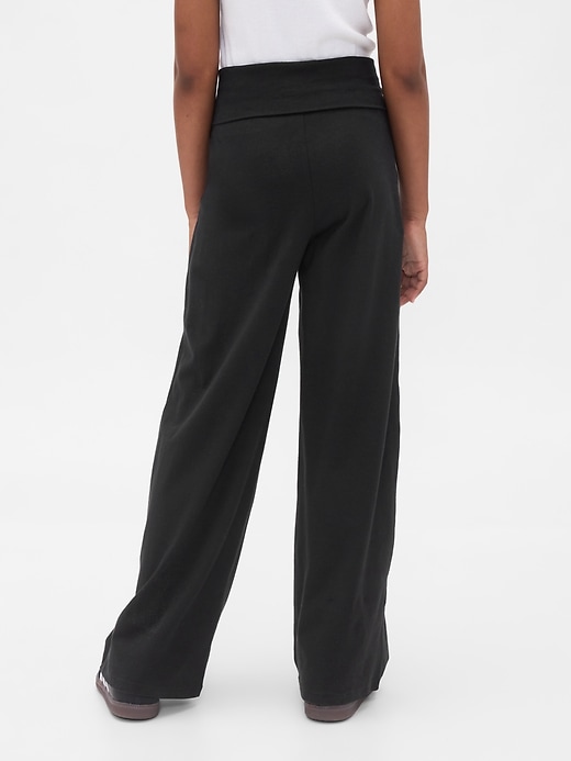 leggings pieghevoli a gamba larga per bambini
