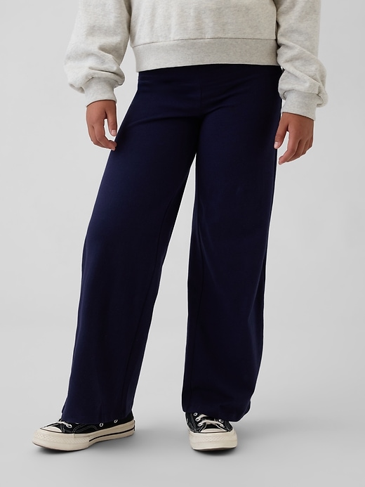 leggings pieghevoli a gamba larga per bambini