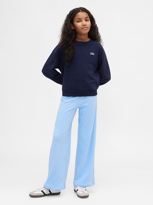 leggings pieghevoli a gamba larga per bambini