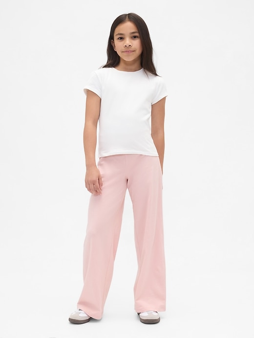 leggings pieghevoli a gamba larga per bambini
