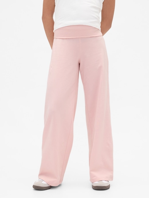 leggings pieghevoli a gamba larga per bambini