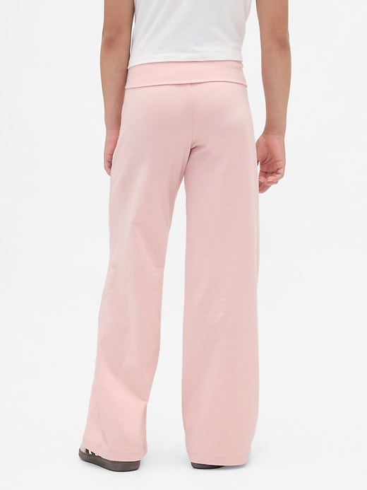 leggings pieghevoli a gamba larga per bambini