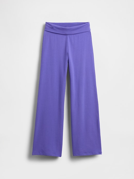 leggings pieghevoli a gamba larga per bambini