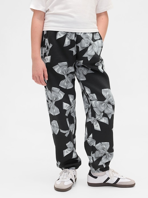 pantaloni da jogging con fiocco rilassati per bambini