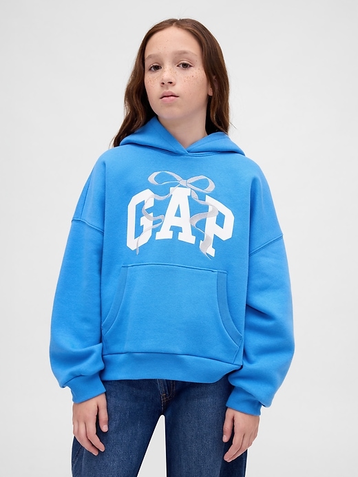 felpa con cappuccio oversize vintagesoft per bambini