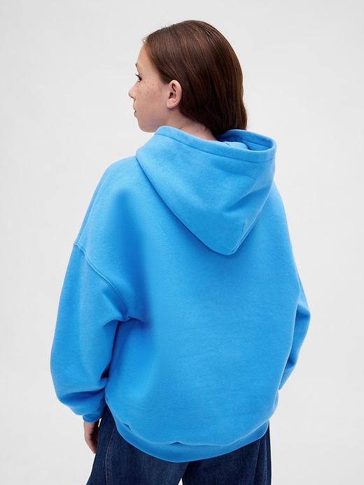 felpa con cappuccio oversize vintagesoft per bambini