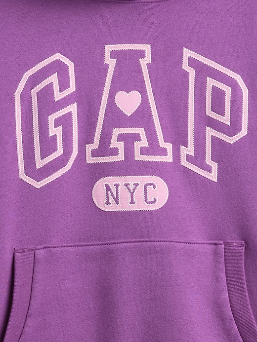 felpa con cappuccio oversize vintagesoft per bambini