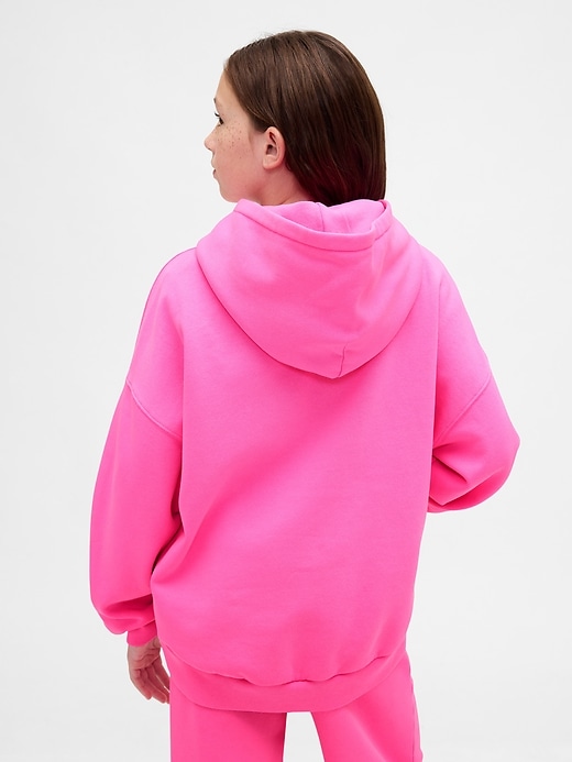 felpa con cappuccio oversize vintagesoft per bambini