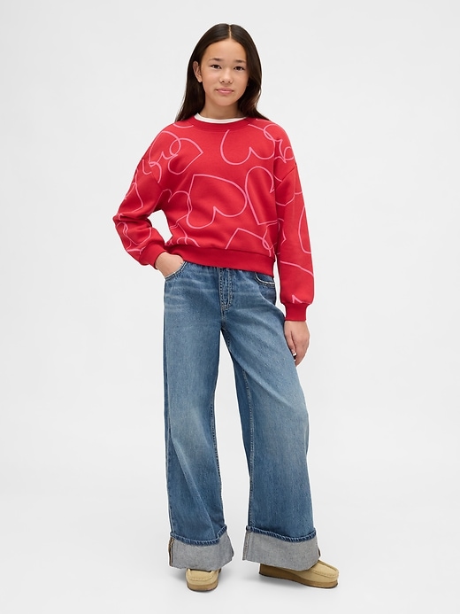 felpa dolman vintagesoft per bambini
